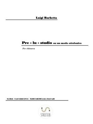 cover image of Pre--lu--studio su un modo ottofonico